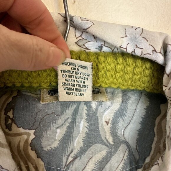 Vtg Haband Mens 2X Cotton Hawaiian Button Down Shirt Soft Surfer Beach - Picture 4 of 5